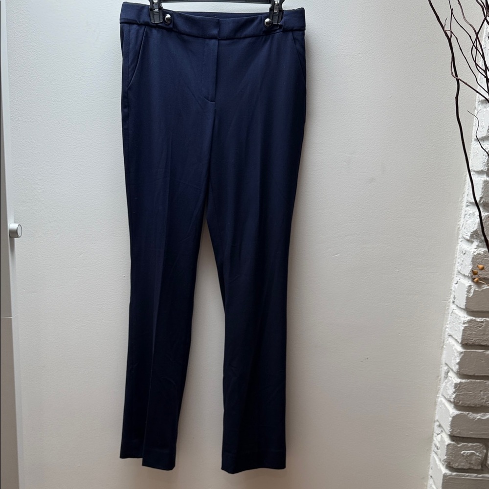 White House Black Market Navy Slim-Fit Dress Pants size 6